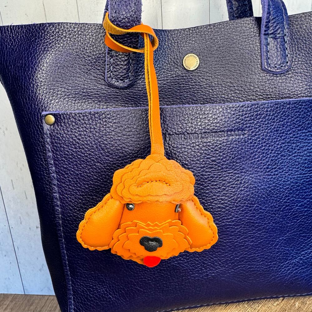 Goldendoodle Dog Bag Charm Poodle Purse Charm Dog lover Gift NEW FAST SHIP